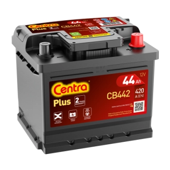 Akumulator Centra Plus 44Ah 420A CB442 P+